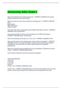 Astronomy&comma; ASU&comma; Exam 1 Questions and Answers &vert; 2026 Update with complete solutions&period;