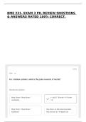 BME 231- EXAM 3 PIL REVIEW QUESTIONS & ANSWERS RATED 100&percnt; CORRECT&period;