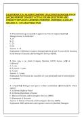 CALIFORNIA ALARM COMPANY QUALIFIED MANAGER EXAM &lpar;ACQM&rpar; NEWEST 2026&sol;2027 ACTUAL EXAM QUESTIONS AND CORRECT DETAILED ANSWERS &lpar;VERIFIED ANSWERS&rpar; ALREADY GRADED A&plus; &vert; GUARANTEED PASS 
