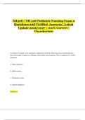 NR328 &sol; NR 328 Pediatric Nursing Exam 2 Questions and Verified Answers &vert; Latest Update 2026&sol;2027 &vert; 100&percnt; Correct &vert; Chamberlain&period;