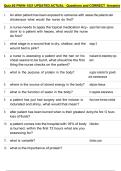 Quiz &num;2 PNVN 1521 UPDATED ACTUAL   Questions and CORRECT  Answers 
