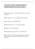 ADP PAYROLL SPECIALIST EXAMINATION CORRECTLY ANSWERED QUESTIONS&comma; 2025 UPDATE&comma; GRADED A&plus;