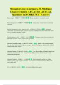 Mosquito Control category 7F Michigan  Chapter 5 terms  UPDATED  ACTUAL  Questions and CORRECT  Answers