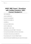 ANSC 4081 Exam 1 Questions  with Verified Solutions 100&percnt;  Correct Graded A&plus;