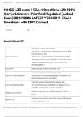 MMSC 433 exam 1 EXAM Questions with 100&percnt; Correct Answers &vert; Verified &vert; Updated &lpar;Actual Exam&rpar; 20252026 LATEST VERSION&excl;&excl; EXAM Questions with 100&percnt; Correct