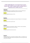 D664 Objective Assessment Exam 2025&colon; Learners & Learning Science Guide