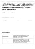 MAR3023 FSU EXAM 1 BRADY 2025 2026 EXAM fully solved & updated 2025-2026&lpar;latest version verified for accuracy&rpar; &lpar;Questions &plus; Answers&rpar; Solved 100&percnt; Correct&excl;&excl;