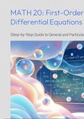 MATH 20&colon; Areas and Volumes Master Guide &lpar;Disk&comma; Washer&comma; Shell Setup&rpar;&rpar;