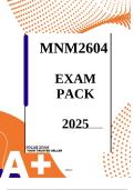 MNM2604 REVISION PACK 2025