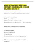 AGILE SAFE 6&period;0 EXAM SCRIPT 2026 COMPLETE QUESTIONS AND CORRECT SOLUTIONS GRADED A&plus;