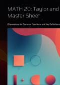 MATH 20&colon; Areas and Volumes Master Guide &lpar;Disk&comma; Washer&comma; Shell Setup&rpar;&rpar;