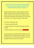 ATI MED SURG 2 EXAM 4 VERSION 2025&sol;2026 NEWEST ACTUAL EXAM WITH COMPLETE QUESTIONS AND VERIFIED ANSWERS &vert;ALREADY GRADED A&plus;&vert;