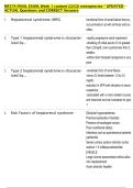 NR574 FINAL EXAM&comma; Week 1 content GI&sol;GU emergencies &ast; UPDATED  ACTUAL Questions and CORRECT Answers