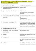 Hearing Instrument Candidacy & selection  UPDATED  ACTUAL  Questions and CORRECT Answers 