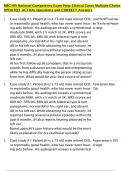 NBC-HIS National Competency Exam Prep&colon; Clinical Cases Multiple-Choice   UPDATED  ACTUAL Questions and CORRECT Answers