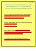 CATEGORY 11 AERIAL APPLICATION TEST FINAL EXAM 2025&sol;2026 NEWEST ACTUAL EXAM WITH COMPLETE QUESTIONS AND VERIFIED ANSWERS &vert;ALREADY GRADED A&plus;&vert; 