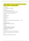  Organic Chemistry II Exam Package Deal New&excl;&excl;