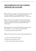 AIPB EXAMINATION TEST 2026 COMPLETE QUESTIONS AND SOLUTIONS