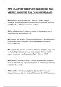 AIPB EXAMPREP COMPLETE QUESTIONS AND VERIFIED ANSWERS FOR GUARANTEED PASS