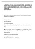 AIPB PRACTICE SOLUTION TESTED QUESTIONS WITH CORRECT DETAILED ANSWERS ALREADY GRADED A&plus;