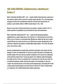 NR 446/NR446 Collaborative Healthcare Exam 2