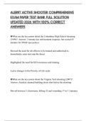 ALERRT ACTIVE SHOOTER COMPREHENSIVE EXAM PAPER TEST BANK FULL SOLUTION UPDATED 2026 WITH 100&percnt; CORRECT ANSWERS
