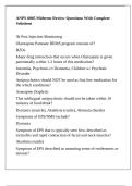 ANPS 8005 Midterm Review Questions With Complete Solutions