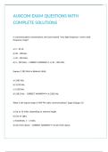 AUXCOM EXAM QUESTIONS WITH COMPLETE SOLUTIONS