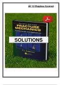 Solutions Manual for Fracture Mechanics&colon; Fundamentals and Applications&comma; 4th Edition &ndash; Ted L&period; Anderson &vert; Complete Worked Solutions