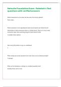 Netsuite Foundation Exam - Rebekah-s Test questions with verified answers
