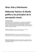 arte y patrimonio El dise&ntilde;o gr&aacute;fico y los principios de la percepci&oacute;n visual&period;