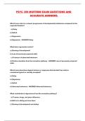 PSYC 359 MIDTERM EXAM QUESTIONS AND ACCURATE ANSWERS 