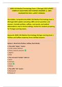 BIOD 103 Medical Terminology Exam 1 &lpar;Portage&rpar; 2025 UPDATE  COMPLETE QUESTIONS AND VERIFIED ANSWERS &vert;&vert; 100&percnt;  GUARANTEED PASS <LATEST VERSION>