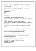 PPN 301 - WEEK 3 QUESTIONS WITH COMPLETE SOLUTIONS