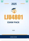 LJU4801 &vert; Advanced Labour Law &vert; UNISA &vert; Exam Pack 2025 &vert; Full Revision Set with Case-Based Analysis
