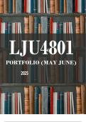 LJU4801 &vert; Legal Philosophy & Adjudication &vert; UNISA &vert; Portfolio 2025 &vert; Full Essay Pack with Case Analysis