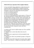 NURA 303 Exam 1 Questions With Complete Solutions