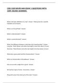 CSES 1020 DAVID HAN EXAM 1 QUESTIONS WITH 100&percnt; SOLVED ANSWERS&period;