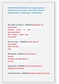 PNCB CPN Exam 2025&sol;2026 Actual Complete Real Exam  Questions & Correct Answers &vert; 100&percnt; Verified solutions &vert;  Already Graded A&plus; &vert; Newest Exam &vert; Just Released&excl;&excl;