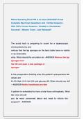 Relias Operating Room RN A v2 Exam 2025&sol;2026 Actual  Complete Real Exam Questions And  Verified Answers &vert;                   With 100&percnt; Correct Answers &sol; Graded A&plus; Guaranteed                        Success&excl;&excl; &vert; Newest  Exam &vert; Just Released&excl;&excl; 