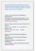 State of Nevada Work Card Study Guide Most Recent Exam  2025&sol;2026 Actual Complete Real Exam Questions And  Verified  Answers &vert; With 100&percnt; Correct Answers &sol; Graded  A&plus; Guaranteed   Success&excl;&excl; &vert;  Newest  Exam &vert; Just  Released&excl;&excl;