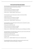FITSP AUDITOR QUESTIONS AND ANSWERS