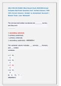 UNLV KIN 223 EXAM 3 Most Recent Exam 2025&sol;2026 Actual  Complete Real Exam Questions And  Verified Answers &vert; With  100&percnt; Correct Answers &sol; Graded  A&plus; Guaranteed  Success&excl;&excl; &vert;              Newest  Exam &vert; Just  Released&excl;&excl;