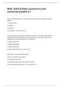 BIOL 4003 EXAM 2 questions well answered graded A&plus;