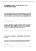 CTEC 2025&sol;26 EXAM &vert; 139 QUESTIONS &vert; WITH COMPLETE SOLUTIONS&period;