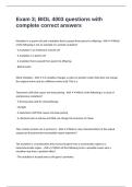 Exam 3&semi; BIOL 4003 questions with complete correct answers