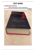 Corporate Finance Test Bank 3rd Edition &vert; Berk & DeMarzo