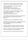 NUR 303 Exam 1 Questions With Complete Solutions