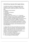 NURA 303 Exam 2 Questions With Complete Solutions