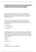 FAR BECKER FINAL REVIEW 2025&sol;26 QUESTIONS WITH COMPLETE SOLUTIONS RATED 100&percnt; CORRECT&period;